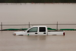 truck flooded